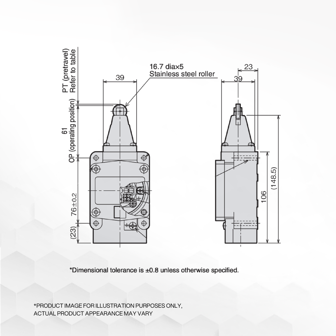 5LX7001 | Vertical Explosion-Proof Switch