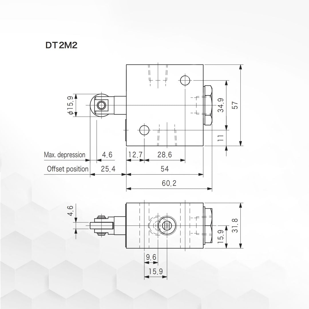 DT2M2-41A-10-JA-J | Mechanically Operated Directional Control Valve